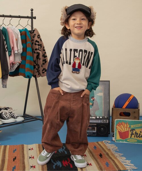 BREEZE（ブリーズ）の「フライトキャップ（キャップ・キッズ・ブラック/レインボー/ベージュ・50/54/58）」の5枚目の写真