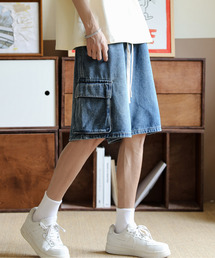 neos（ネオス）の「デニムハーフパンツ（デニムパンツ）」