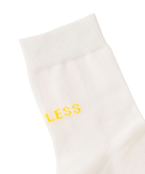 Tabio（タビオ）の「25AW EXCLUSIVE!!【Tabio/タビオ】「LOVELESS」ロゴソックス レディース（ソックス/靴下・レディース・ブラック/ホワイト・FREE）」の13枚目の写真