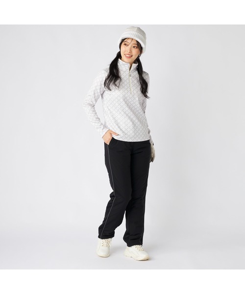 marie claire（マリ・クレール）の「marie claire GOLF マリクレールゴルフ ゴルフウェア  ワンポイントロゴ ストレッチ 中綿 配色パイピング ハイブリッドロングパンツ（その他パンツ・レディース・ネイビー/ブラック/オフホワイト・M/L）」の18枚目の写真