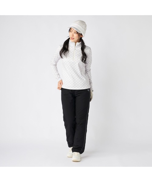 marie claire（マリ・クレール）の「marie claire GOLF マリクレールゴルフ ゴルフウェア  ワンポイントロゴ ストレッチ 中綿 配色パイピング ハイブリッドロングパンツ（その他パンツ・レディース・ネイビー/ブラック/オフホワイト・M/L）」の19枚目の写真