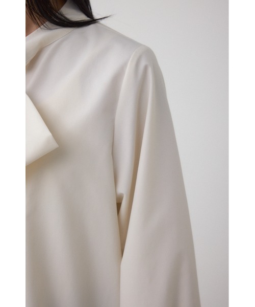 AZUL by moussy（アズールバイマウジー）の「ボウタイリボンブラウス（シャツ/ブラウス・レディース・ブラウン系その他/アイボリー/チャコールグレー・FREE）」の12枚目の写真