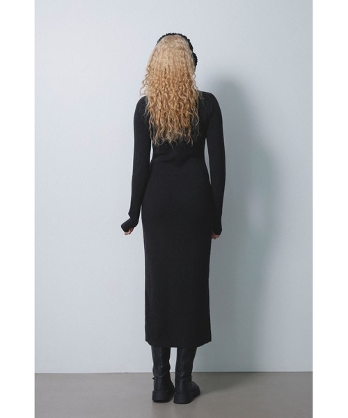 Two-Way Knit Long Dress /2way ニットワンピ（ワンピース）｜ALEXIA