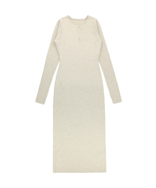 ALEXIA STAM（アリシアスタン）の「Two-Way Knit Long Dress /2way ニットワンピ（ワンピース・レディース・ブラック/ホワイト系その他/グレー・S/M）」の19枚目の写真