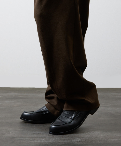 PADRONE（パドローネ）の「PADRONE パドローネ / Ex. LEATHER COIN LOAFER [CLYDE] 別注レザーコインローファー 日本製 / PA8587-2310（ローファー・メンズ・ベージュ/ダークブラウン/ブラック/キャメル・40/42/41/43）」の5枚目の写真