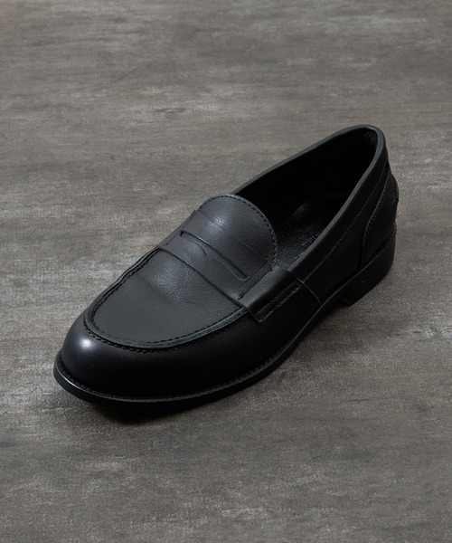 PADRONE（パドローネ）の「PADRONE パドローネ / Ex. LEATHER COIN LOAFER [CLYDE] 別注レザーコインローファー 日本製 / PA8587-2310（ローファー・メンズ・ベージュ/ダークブラウン/ブラック/キャメル・40/42/41/43）」の9枚目の写真