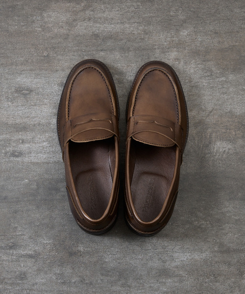 PADRONE（パドローネ）の「PADRONE パドローネ / Ex. LEATHER COIN LOAFER [CLYDE] 別注レザーコインローファー 日本製 / PA8587-2310（ローファー・メンズ・ベージュ/ダークブラウン/ブラック/キャメル・40/42/41/43）」の16枚目の写真