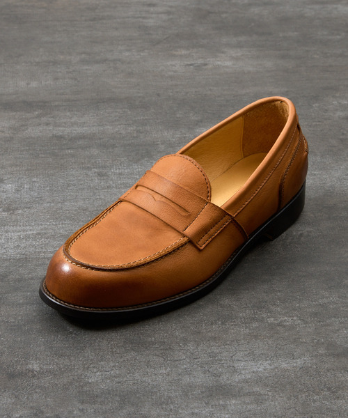 PADRONE（パドローネ）の「PADRONE パドローネ / Ex. LEATHER COIN LOAFER [CLYDE] 別注レザーコインローファー 日本製 / PA8587-2310（ローファー・メンズ・ベージュ/ダークブラウン/ブラック/キャメル・40/42/41/43）」の20枚目の写真