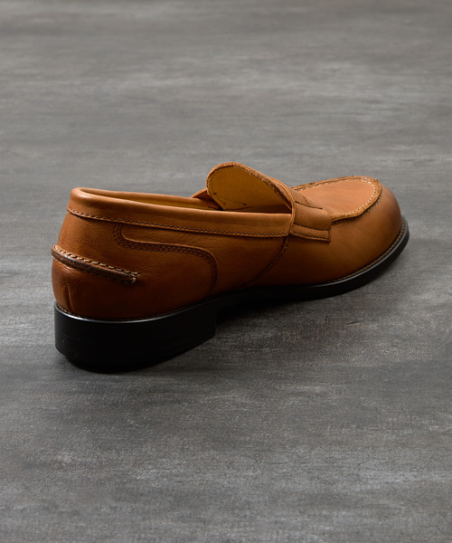 PADRONE（パドローネ）の「PADRONE パドローネ / Ex. LEATHER COIN LOAFER [CLYDE] 別注レザーコインローファー 日本製 / PA8587-2310（ローファー・メンズ・ベージュ/ダークブラウン/ブラック/キャメル・40/42/41/43）」の17枚目の写真