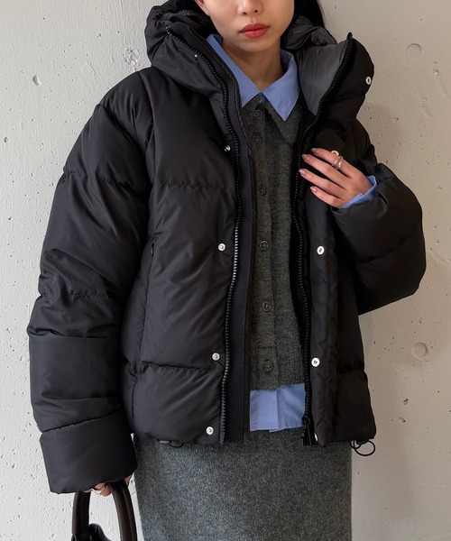 セール】【Bacon】W OAK'S フーデッドダウンジャケット BACPIGIA561