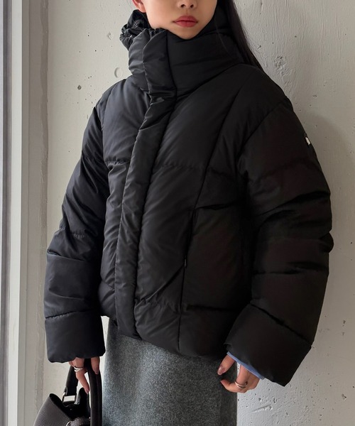 Bacon(ベーコン)の「【Bacon】W OAK'S フーデッドダウンジャケット BACPIGIA561(ダウンジャケット/コート・レディース・ホワイト/ブラック/イエロー・S)」の10枚目の写真