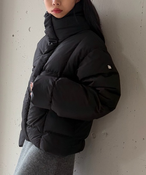Bacon(ベーコン)の「【Bacon】W OAK'S フーデッドダウンジャケット BACPIGIA561(ダウンジャケット/コート・レディース・ホワイト/ブラック/イエロー・S)」の9枚目の写真