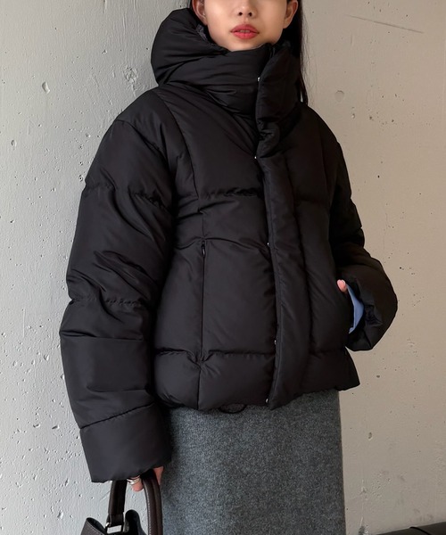 Bacon(ベーコン)の「【Bacon】W OAK'S フーデッドダウンジャケット BACPIGIA561(ダウンジャケット/コート・レディース・ホワイト/ブラック/イエロー・S)」の8枚目の写真