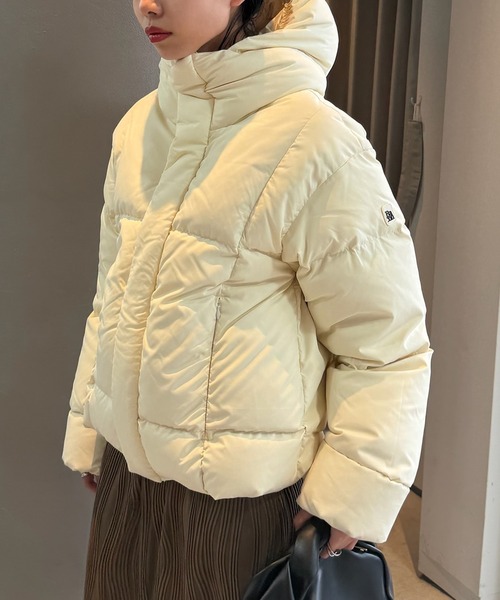 Bacon(ベーコン)の「【Bacon】W OAK'S フーデッドダウンジャケット BACPIGIA561(ダウンジャケット/コート・レディース・ホワイト/ブラック/イエロー・S)」の19枚目の写真