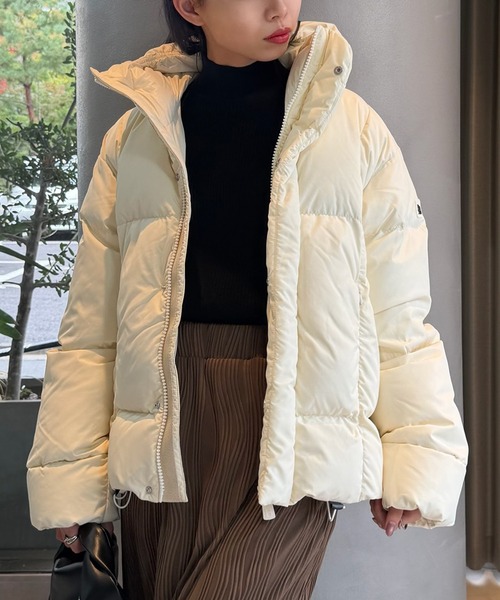 Bacon(ベーコン)の「【Bacon】W OAK'S フーデッドダウンジャケット BACPIGIA561(ダウンジャケット/コート・レディース・ホワイト/ブラック/イエロー・S)」の15枚目の写真