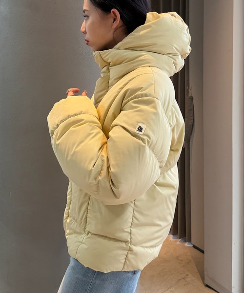 Bacon(ベーコン)の「【Bacon】W OAK'S フーデッドダウンジャケット BACPIGIA561(ダウンジャケット/コート・レディース・ホワイト/ブラック/イエロー・S)」の7枚目の写真