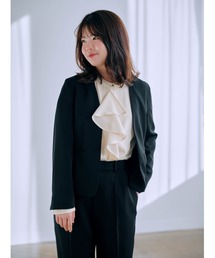 COHINA（コヒナ）の「ソフトドビーノーカラージャケット 【低身長・小柄女性】（その他アウター）」