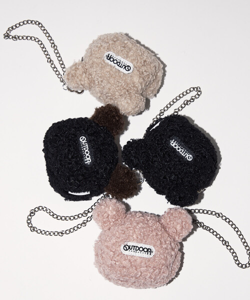 2点　ベイシックス アウトドアプロダクツ　ボア クマ 2WAY チャームバッグ BASICKS × OUTDOOR PRODUCTS × Firsthand/ベイシックス × アウトドア