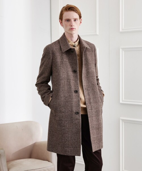 TAKEO KIKUCHI（タケオキクチ）の「【LIMITED】ウール混ステンカラーコート（ステンカラーコート・メンズ・チャコールグレー/ブラック/ブラウン系/ベージュ系その他2/グレー系その他2・01/02/03/04）」の5枚目の写真