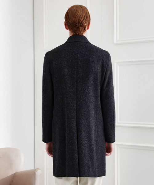 TAKEO KIKUCHI（タケオキクチ）の「【LIMITED】ウール混ステンカラーコート（ステンカラーコート・メンズ・チャコールグレー/ブラック/ブラウン系/ベージュ系その他2/グレー系その他2・01/02/03/04）」の11枚目の写真