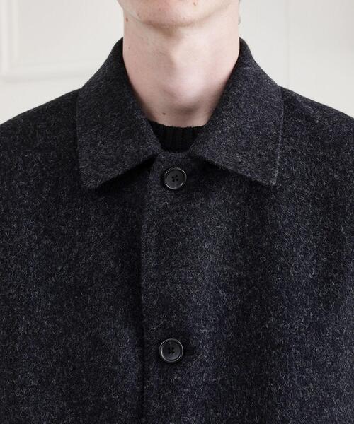 TAKEO KIKUCHI（タケオキクチ）の「【LIMITED】ウール混ステンカラーコート（ステンカラーコート・メンズ・チャコールグレー/ブラック/ブラウン系/ベージュ系その他2/グレー系その他2・01/02/03/04）」の12枚目の写真