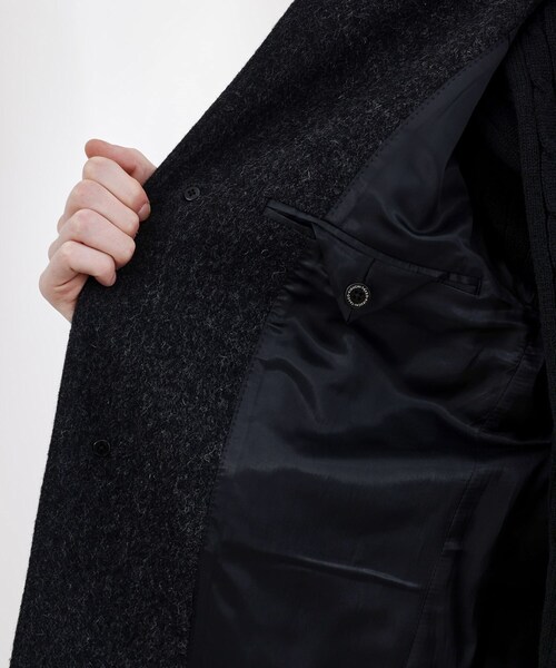 TAKEO KIKUCHI（タケオキクチ）の「【LIMITED】ウール混ステンカラーコート（ステンカラーコート・メンズ・チャコールグレー/ブラック/ブラウン系/ベージュ系その他2/グレー系その他2・01/02/03/04）」の15枚目の写真