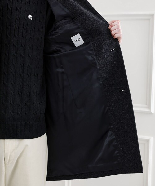 TAKEO KIKUCHI（タケオキクチ）の「【LIMITED】ウール混ステンカラーコート（ステンカラーコート・メンズ・チャコールグレー/ブラック/ブラウン系/ベージュ系その他2/グレー系その他2・01/02/03/04）」の16枚目の写真