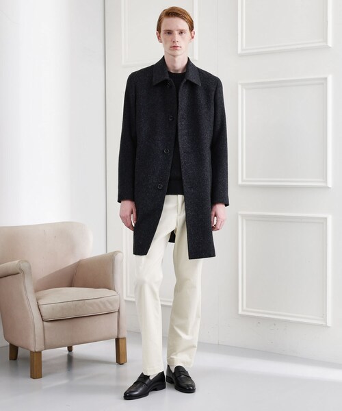 TAKEO KIKUCHI（タケオキクチ）の「【LIMITED】ウール混ステンカラーコート（ステンカラーコート・メンズ・チャコールグレー/ブラック/ブラウン系/ベージュ系その他2/グレー系その他2・01/02/03/04）」の21枚目の写真