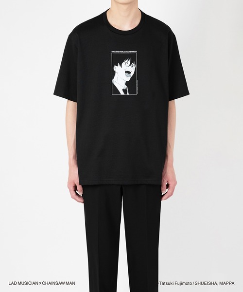 LAD MUSICIAN（ラッドミュージシャン）の「LAD MUSICIAN / CHAINSAW MAN BIG T-SHIRT（Tシャツ/カットソー・メンズ・ブラック・42/44/46）」の2枚目の写真