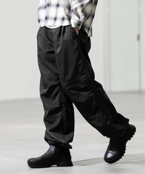 CITY TOKYO（シティトウキョウ）の「【CITY TOKYO/シティートーキョー】フェードナイロンスノーカモパンツ（その他パンツ・メンズ・ブラック・1/2）」の3枚目の写真