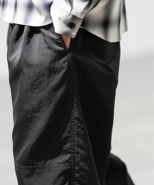 CITY TOKYO（シティトウキョウ）の「【CITY TOKYO/シティートーキョー】フェードナイロンスノーカモパンツ（その他パンツ・メンズ・ブラック・1/2）」の5枚目の写真