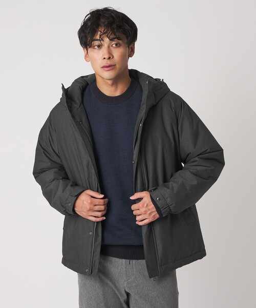 A DAY IN THE LIFE UNITED ARROWS(アデイインザライフユナイテッドアローズ)の「中綿 フードブルゾン<A DAY IN THE LIFE>(ブルゾン・メンズ・ネイビー/ブラック/ダークグレー・XL/L/M)」の4枚目の写真