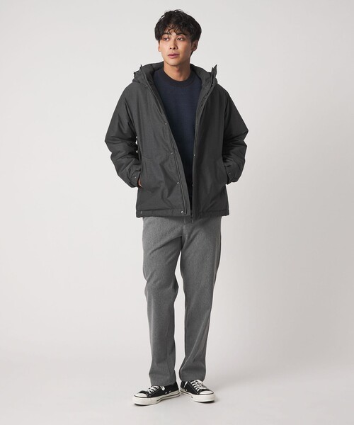 A DAY IN THE LIFE UNITED ARROWS(アデイインザライフユナイテッドアローズ)の「中綿 フードブルゾン<A DAY IN THE LIFE>(ブルゾン・メンズ・ネイビー/ブラック/ダークグレー・XL/L/M)」の6枚目の写真