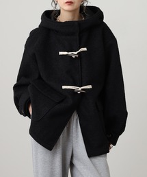 OMNES(オムネス)のリングフェイクウール ショートダッフルコート(ダッフルコート)