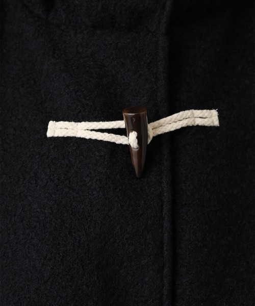 OMNES（オムネス）の「リングフェイクウール ショートダッフルコート（ダッフルコート・レディース・ブラック・FREE）」の11枚目の写真