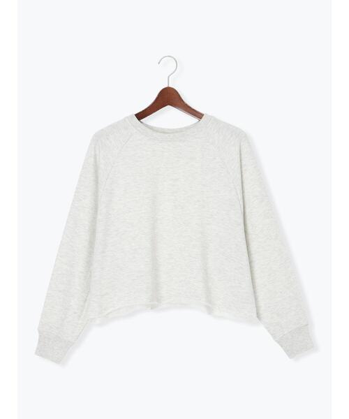 Te chichi TERRASSE（テチチテラス）の「カットオフ裏毛スウェット（その他トップス・レディース・チャコールグレー/オフホワイト/レッド/グリーン・F）」の19枚目の写真