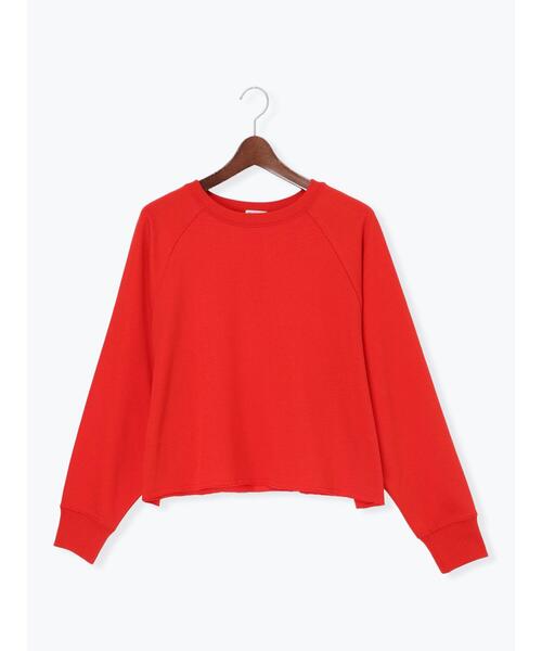 Te chichi TERRASSE（テチチテラス）の「カットオフ裏毛スウェット（その他トップス・レディース・チャコールグレー/オフホワイト/レッド/グリーン・F）」の20枚目の写真