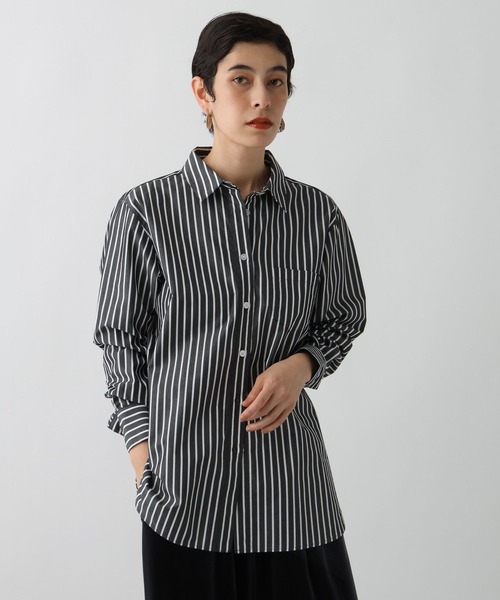 ウタオ》ストライプシャツ（シャツ/ブラウス）｜studio CLIP