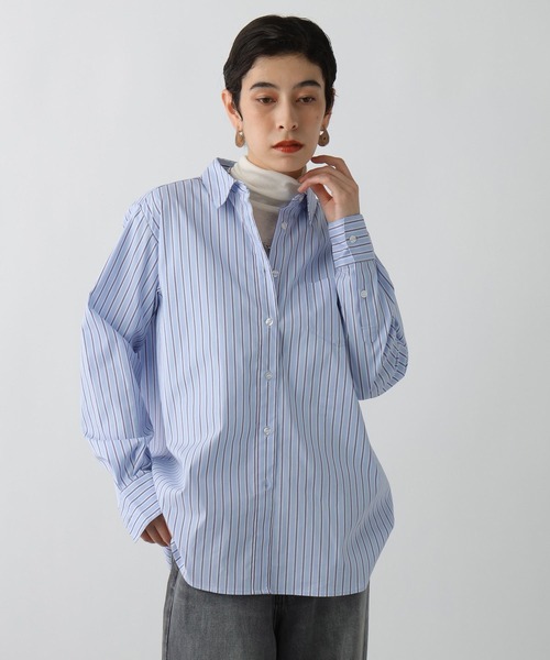 Chez VIDALENC ストライプシャツ 0D586255-15E2-4F48-B245-
