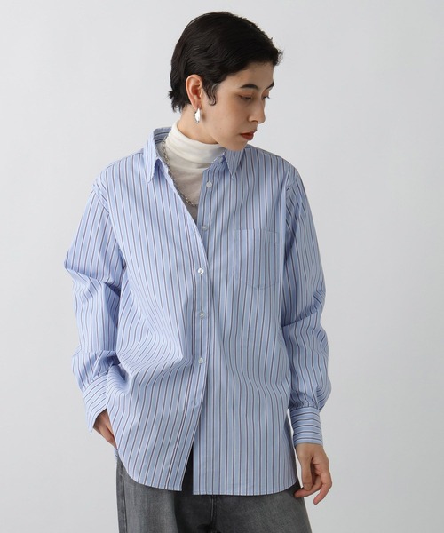 ウタオ》ストライプシャツ（シャツ/ブラウス）｜studio CLIP