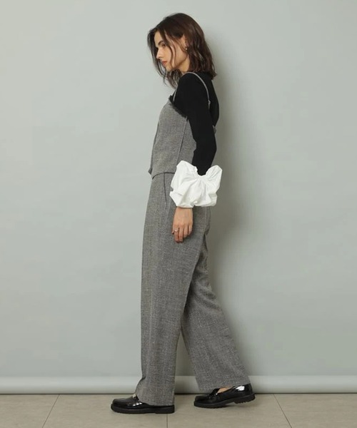 CADUNE(カデュネ)の「ツイード2タックパンツ(その他パンツ・レディース・ブラウン/ブラック・34/36/38)」の14枚目の写真