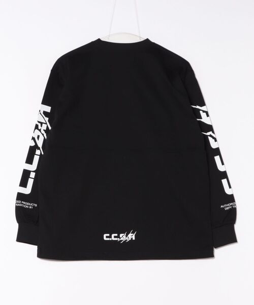 VIBGYOR(ヴィブジョー)の「【CCSA/カウンターカルチャースペースアーミー】SA LONG T-SHIRT(CN)(Tシャツ/カットソー・メンズ・オレンジ/ホワイト/グレー/ブラック・SMALL/MEDIUM/LARGE)」の5枚目の写真