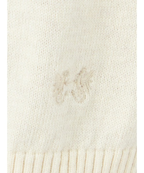 McGREGOR（マックレガー）の「コットンカシミアニット（ニット/セーター・メンズ・ブラック/アイボリー/チャコールグレー・L/M）」の4枚目の写真