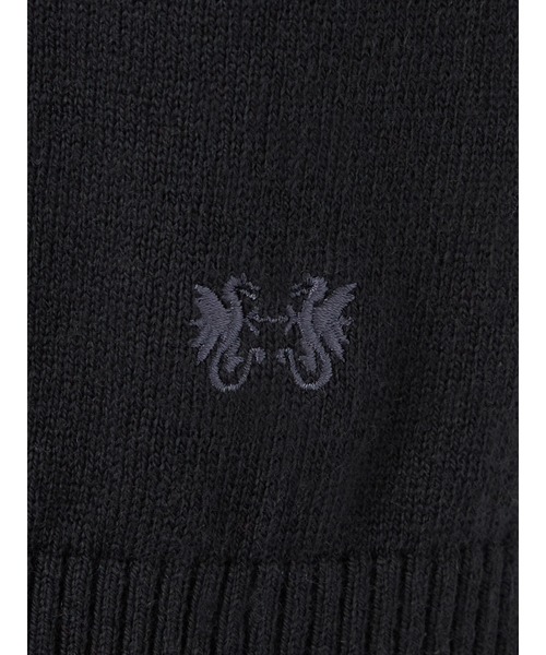 McGREGOR（マックレガー）の「コットンカシミアニット（ニット/セーター・メンズ・ブラック/アイボリー/チャコールグレー・L/M）」の5枚目の写真