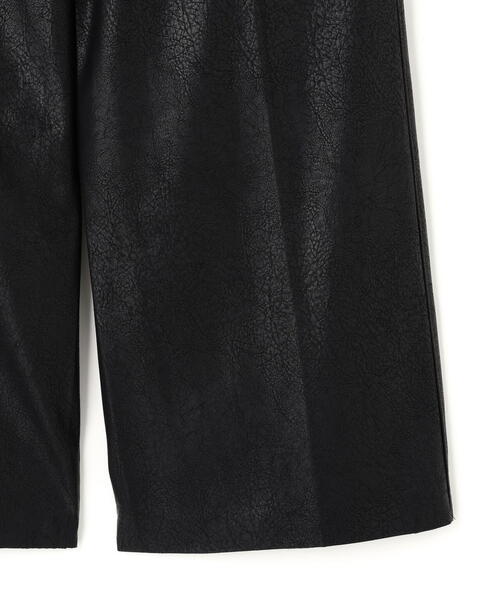 DANKE SCHON（ダンケシェーン）の「DankeSchon/ダンケシェーン/PU LEATHER BAGGY CARGO PANTS（カーゴパンツ・メンズ・ブラック・L/M/S/XL）」の5枚目の写真