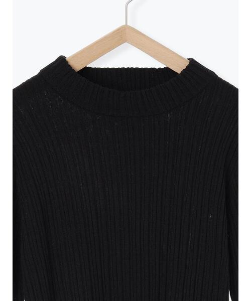 ehka sopo（エヘカソポ）の「袖フリルモックネックニット（ニット/セーター・レディース・キナリ/ブラック/グレー/オフホワイト・F）」の15枚目の写真