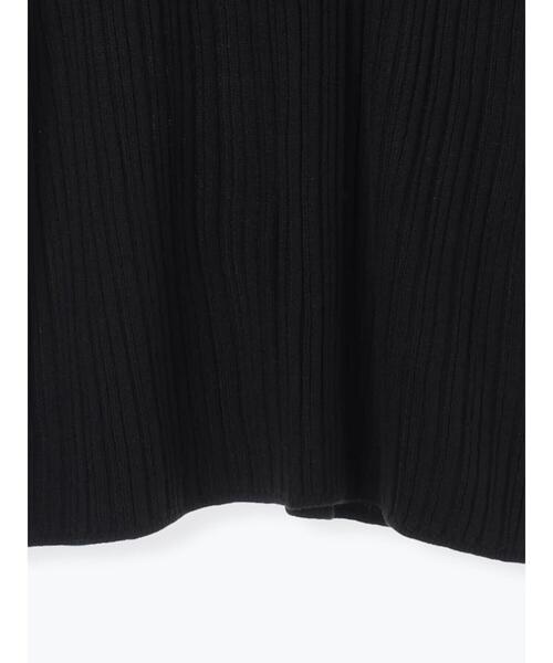 ehka sopo（エヘカソポ）の「袖フリルモックネックニット（ニット/セーター・レディース・キナリ/ブラック/グレー/オフホワイト・F）」の22枚目の写真