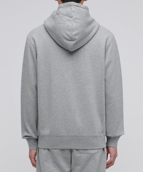 MUSINSA STANDARD（ムシンサスタンダード）の「パーカースウェットジップアップ[メランジグレー]（パーカー・メンズ・その他・X-LARGE/XX-LARGE/XXX-LARGE/SMALL/MEDIUM/LARGE）」の2枚目の写真