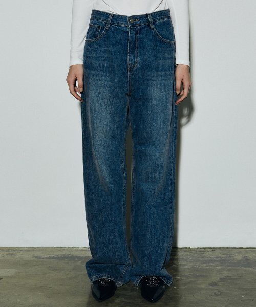 NICK&NICOLE（ニックアンドニコール）の「NICOLE COMFORTABLE DENIM PANTS_BLUE（デニムパンツ・レディース・その他・MEDIUM/LARGE/SMALL）」の2枚目の写真