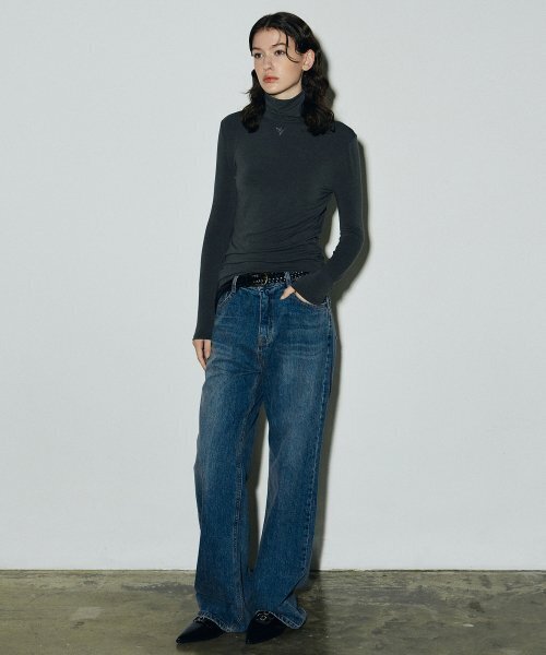 NICK&NICOLE（ニックアンドニコール）の「NICOLE COMFORTABLE DENIM PANTS_BLUE（デニムパンツ・レディース・その他・MEDIUM/LARGE/SMALL）」の5枚目の写真